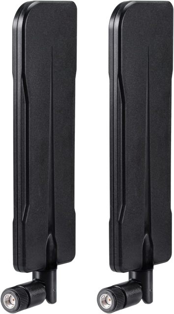Bingfu Trail Camera 4g LTE 8dBi Cellular Antenna (RP-SMA Male)(2-Pack) Compatible with Game Camera Cellular Modem Wildlife Hunting Camera Outdoor Mobile Security Camera