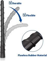 Bingfu Vehicle Rubber Antenna Mast Car Truck Antenna Replacement for Toyota Nissan Hyundai Infiniti Kia Subaru Forester Honda CR-V Mazda 3 Vehicles
