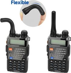 Bingfu Ham Radio 435 MHz UHF Antenna Two Way Radio Walkie Talkie Short Soft Whip Rubber Antenna 2.28inch for Wouxun Baofeng BF-F8HP UV-5R UV-82 BF-888S