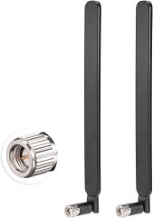Bingfu SMA Male 4g LTE Antenna 6dBi (2-Pack) Compatible with Verizon AT&T T-Mobile Sprint 4G LTE Wireless Router CPE Hotspot IoT Gateway Modem Cellular Trail Camera