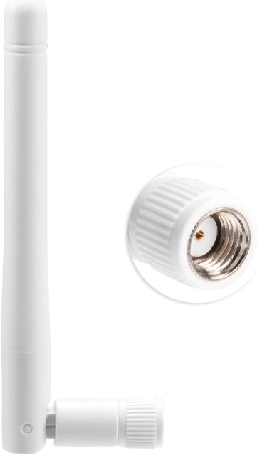Bingfu External WiFi Antenna RP-SMA 2.4GHz 5GHz 5.8GHz 3dBi Dual Band Wireless Antennas Replacement for WiFi Router Security IP Camera Access Point USB WiFi Adapter Antennae
