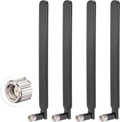 Bingfu Long Range 4g Cellular Trail Camera LTE Antenna 6dBi (RP-SMA Male)(2-Pack) Compatible with Spypoint Link Micro Solar EVO Link S Dark Trail Wildlife Hunting Game Cam Mobile Security Camera