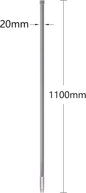 Bingfu 43.3inch 8dBi 915MHz Helium HNT Lora Antenna - 20ft ALSR240 Low Loss Cable - Compatible with Nebra Bobcat 300 Cal-Chip RAK V2 Syncrobit SenseCAP M1 Helium HNT Miner Hotspot LoraWan Gateway