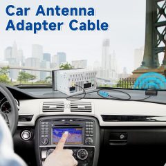 Bingfu Fakra Z Male to SMA Male Vehicle Antenna Adapter Cable 3.28ft for Car Stereo Android Head Unit GPS Navigation FM AM Radio Sirius XM Satellite Radio 4G LTE TEL Telematics Bluetooth Module