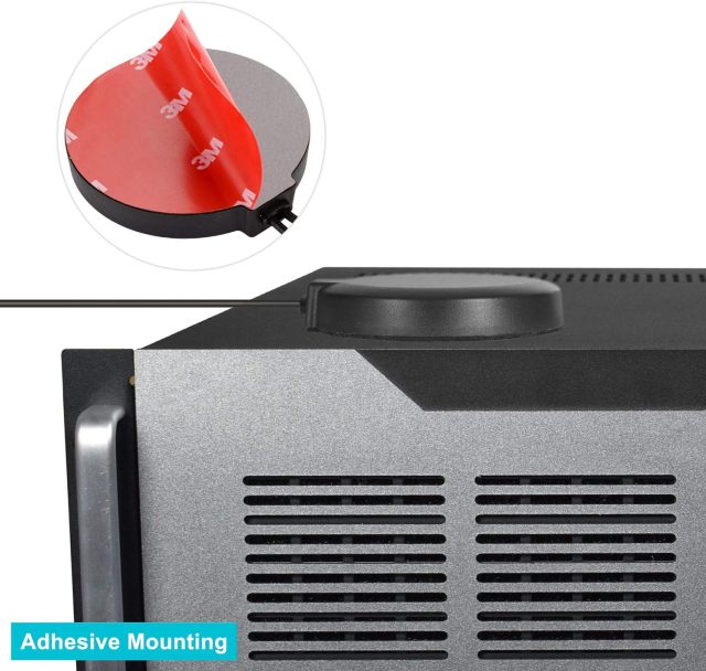 Bingfu 4G LTE Cellular GPS Adhesive Magnetic Mount Antenna for Vehicle Car Truck Bus Van 4G LTE GPS Tracker Real Time Tracking Mobile DVR Security Camera Video Recorder Industrial Gateway Modem Router