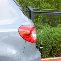 Bingfu VHF Nmo Antenna Dual Band VHF UHF 136-174MHz 400-470MHz with Low Loss 16.5ft RG58 Cable Fix Bracket Lip Mount Antennas for Car Truck Mobile Ham Radio Amateur Radio Marine VHF Radio