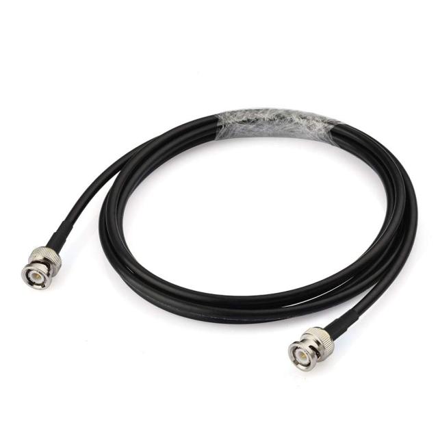 Bingfu BNC Male to BNC Male RG58 50 Ohm Coaxial Jumper Cable 2m 6.5 feet for CB Radio Ham Radio Amateur Mobile Radio Police Scanner Patch Panel Rack Mount Oscilloscope Scope Signal Function Generator