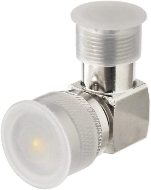 BINGFU Radio Frequency Male to Female Adapter, 2-Pack, 50 Ohm