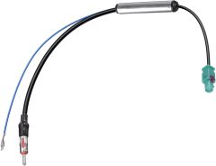 Bingfu Car Antenna Adapter for Select 00-18 Audi BMW Buick Chevrolet Chevy Vehicles Aftermarket Stereo Radio Installation - Retain Factory Antenna Adaptor Cable ZB61