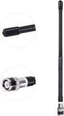 Bingfu CB Antenna 27MHz CB Radio Antenna BNC Male Connector Soft Whip CB Antenna Compatible with Cobra Midland Uniden Maxon Radio Shack Portable Handheld CB Radio Mobile Radio Police Radio Scanner