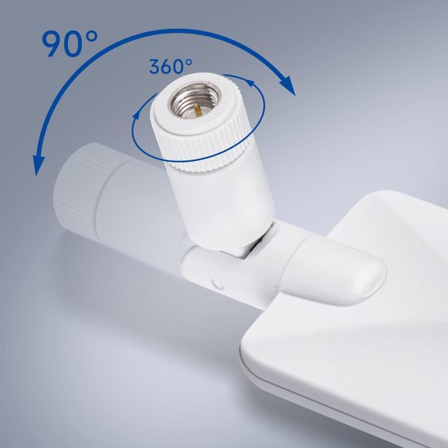 Bingfu 4G LTE Antenna 9dBi SMA Male Cellular White Antenna (2-Pack) Compatible with 4G LTE Wireless CPE Router Hotspot Cellular Gateway Industrial IoT Router Trail Game Camera Outdoor Security Camera