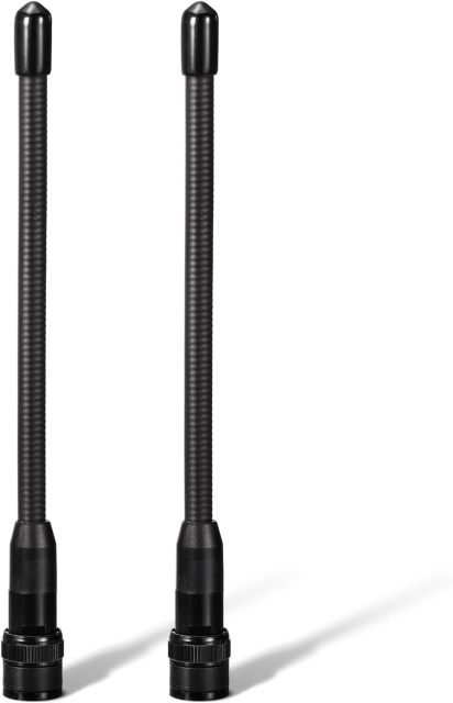Eightwood BNC Handheld Scanner Antenna 2-Pack Dual Band 144/430MHz VHF UHF Flexible Ham Amateur Radio Antenna 6in for BC125AT BC75XLT Scanner ICOM IC-V8 IC-A14