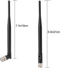 Eightwood UHF 400MHz-900MHz Antenna BNC Male Antennae 2-Pack for Ham Radio Alinco Icom Uniden Scanner Handheld Amateur Receiver