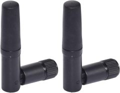 Eightwood Small WiFi Antenna Dual Band 2.4GHz 5GHz RP-SMA Antenna 2pcs for PC Desktop Computer PCIe Card WiFi Router Wireless Back Up Camera