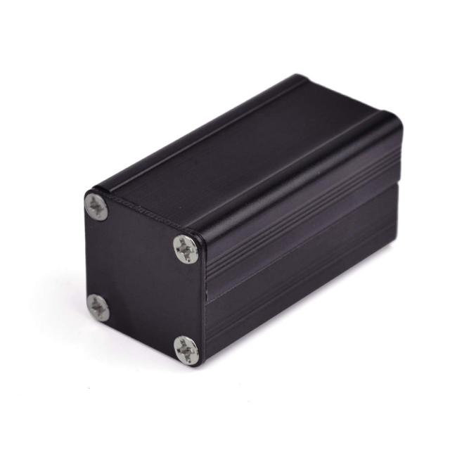 Eightwood Extruded Aluminum Box Electronic Project Enclosure Sliding Extrusion for PCB Board DIY- 1.97 x 0.98 x 0.98 inch (LWH)