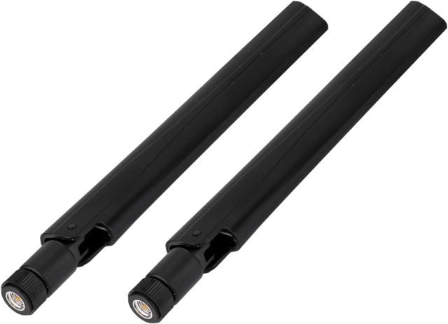 Eightwood 5G 4G LTE GSM 3G Antenna Wide Band Omnidirectional SMA Male Antenna 2-Pack for CPE Router Mobile Hotspot Wireless Home Phone Modem Cellular Trail Camera