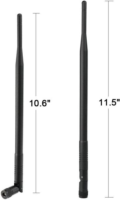 Eightwood 5dBi 4G LTE Rubber Duck Antenna SMA Male Plug Compatible with AT&T Verizon Netgear Sierra Gateway 4G Router 700-2600Mhz