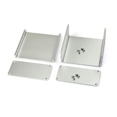 Eightwood Aluminum Enclosure Electronic Project Box Case for PCB Instrument Amplifier DIY 3.94 x3.94 x1.97 inch (LWH)