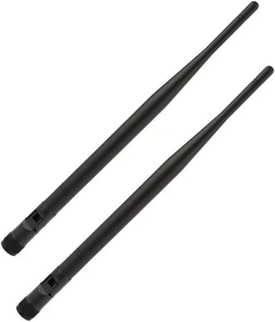 Eightwood 3.5dBi 868MHz 900MHz 915MHz RFID Antenna RP-SMA Male Connector 2-Pack Compatible with LoRa Gateway Helium Miner, Wireless Router Smart Home Control