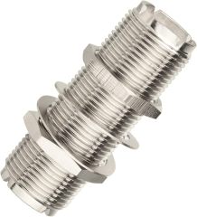 Eightwood 2pcs SO239 Adapter UHF Female to Female Jack Bulkhead RF Connector