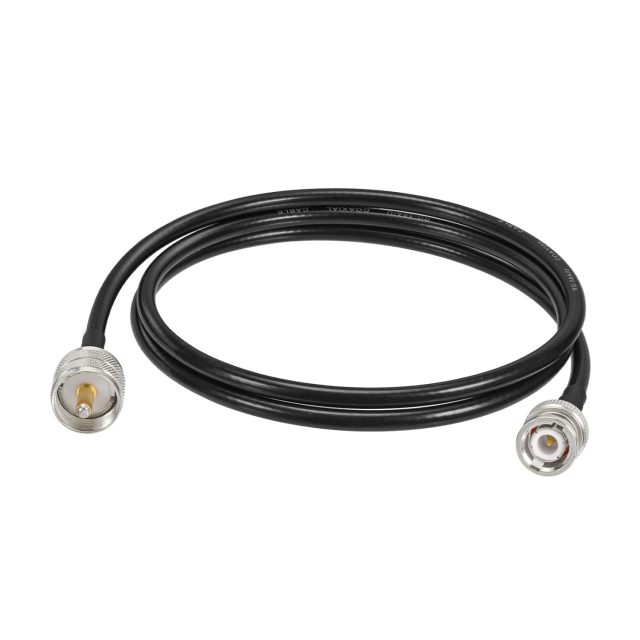 Eightwood UHF PL259 Male to BNC Male Cable RG58 Coax 3 Feet for CB Radio, Ham & Amateur Radio, SWR Meter