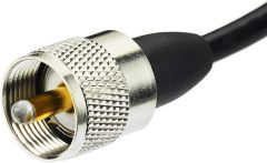 Eightwood Dual Band VHF UHF Ham Mobile Radio Antenna PL259 with Magnetic Base Extension Cable 16 feet for Ham Radio Amateur Radio Mobile Transceiver 144/430mhz
