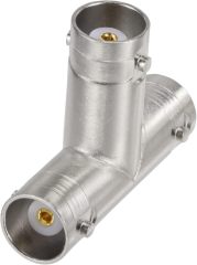 Eightwood 2pcs BNC Tee Type Adapter BNC Female to Female to Female Video Splitter Connector for CCTV DVR Camera