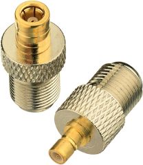 Eightwood SMB to F RG6 Coax Antenna Adapter Conversion kit 2pcs Compatible with Satellite Sirius XM Radio