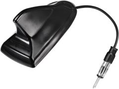 Eightwood Shark Fin Car FM Radio Antenna, Universal Roof Mount Antennae Replacement for Vehicle Car Truck Stereo Receiver Head Unit HD Radio, Drilling Required