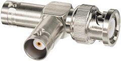 Eightwood 2pcs BNC Tee Adapter BNC Male to Dual BNC Female Jack Video Splitter Connector