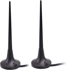Eightwood 3G 4G LTE GSM Antenna SMA Male Magnetic Antenna (2-Pack) Compatible with Verizon AT&T AirLink Netgear 4G Router Mobile Hotspot Wiresless Home Phone