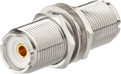 Eightwood 2pcs SO239 Adapter UHF Female to Female Jack Bulkhead RF Connector