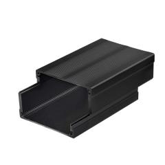 Eightwood Aluminum Electronic Enclosure, HiFi Audio Amplifier Ham Radio Project Box, PCB Board Case Black - 4.33 x 2.99 x 1.81 inch (LWH)
