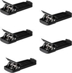 Bingfu Two Way Radio Walkie Talkie Universal Clip Replacement 5-Pack Compatible with Baofeng H-777 BF-666S BF-888S UV-5R UV-5RA UV-5RB UV-5RC 5RD 5RE 5RE+ Series