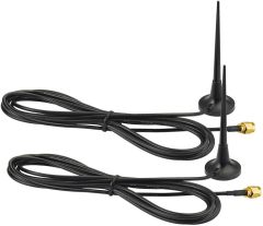 Eightwood 3G 4G LTE GSM Antenna SMA Male Magnetic Antenna (2-Pack) Compatible with Verizon AT&T AirLink Netgear 4G Router Mobile Hotspot Wiresless Home Phone