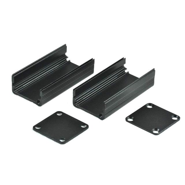 Eightwood Extruded Aluminum Box Electronic Project Enclosure Sliding Extrusion for PCB Board DIY- 1.97 x 0.98 x 0.98 inch (LWH)
