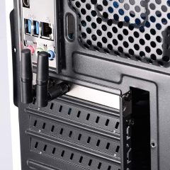 Eightwood Small WiFi Antenna Dual Band 2.4GHz 5GHz RP-SMA Antenna 2pcs for PC Desktop Computer PCIe Card WiFi Router Wireless Back Up Camera