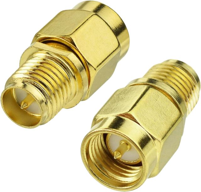 Eightwood RP-SMA Male to N Male RG58 Low Loss Cable 3ft + SMA Male to RP-SMA Female Adapter + N Female to N Female Adapter for WiFi 4G LTE Lora Antenna