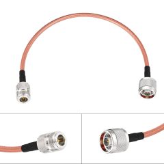 Eightwood N Female to N Male Adapter RG400 Low Loss Coaxial Cable 12in for 4G LTE Antenna,WiFi Antenna, Wireless Router, Ham Radio