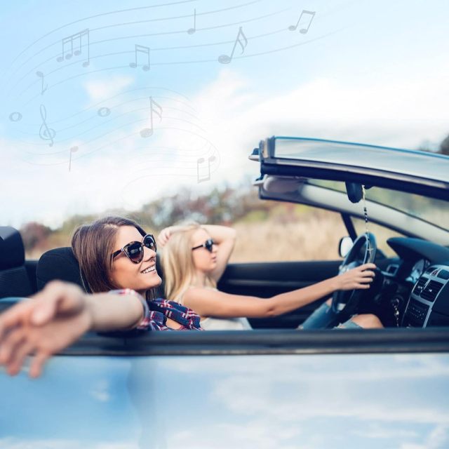 Eightwood Car Stereo FM Radio Antenna, Hidden Windshield Antenna, DIN Plug Adhesive Patch Antenna + Motorola DIN Female to ISO Adapter for Vehicle Car Truck Stereo Receiver Head Unit FM HD Radio