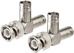 Eightwood 2pcs BNC Tee Adapter BNC Male to Dual BNC Female Jack Video Splitter Connector