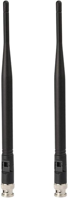 Eightwood UHF 400MHz-900MHz Antenna BNC Male Antennae 2-Pack for Ham Radio Alinco Icom Uniden Scanner Handheld Amateur Receiver