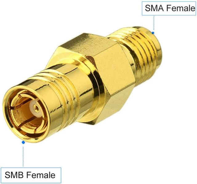 Eightwood SMB to SMA Antenna Adapter Kit 4ps for Sirius XM Satellite Radio Antenna DAB + Radio Antenna
