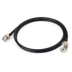Eightwood UHF Female SO239 to BNC Male Adapter RG58 Antenna Jumper Cable 3 Feet for Handheld CB Radio, Amateur Radio, Ham Radio, Radio Scanner