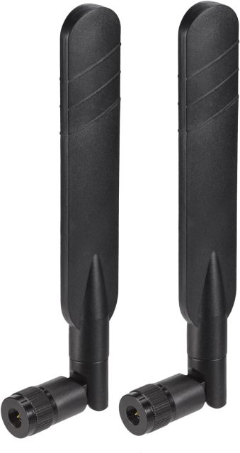 Eightwood 5dBi 4G LTE Antenna SMA Male Omnidirectional Antenna (2-Pack) Compatible with 4G LTE Hotspot Router AT&T MF279, Wireless Modem, Wireless Home Phone System, Cellular Trail Camera