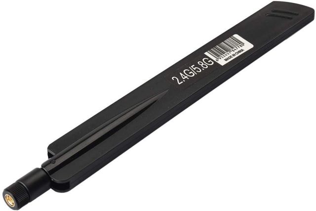 Eightwood 2.4GHz 5GHz Dual Band WiFi Antenna 9dBi Omni SMA Male Antenna for Backup Camera, Security Camera, FPV Drone, ISM, Smart Home Devices