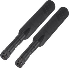 Eightwood 5dBi 4G LTE Antenna SMA Male Omnidirectional Antenna (2-Pack) Compatible with 4G LTE Hotspot Router AT&T MF279, Wireless Modem, Wireless Home Phone System, Cellular Trail Camera