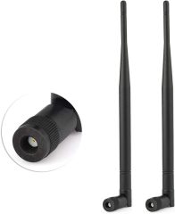 Eightwood 3.5dBi 868MHz 900MHz 915MHz RFID Antenna RP-SMA Male Connector 2-Pack Compatible with LoRa Gateway Helium Miner, Wireless Router Smart Home Control