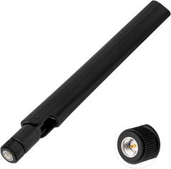 Eightwood 5G 4G LTE GSM 3G Antenna Wide Band Omnidirectional SMA Male Antenna 2-Pack for CPE Router Mobile Hotspot Wireless Home Phone Modem Cellular Trail Camera