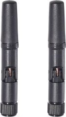 Eightwood Small WiFi Antenna Dual Band 2.4GHz 5GHz RP-SMA Antenna 2pcs for PC Desktop Computer PCIe Card WiFi Router Wireless Back Up Camera